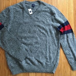 Gap V neck Marled sweater